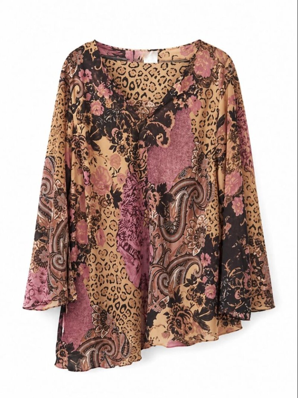 STUDIO C Flowy Tunic Top 3X